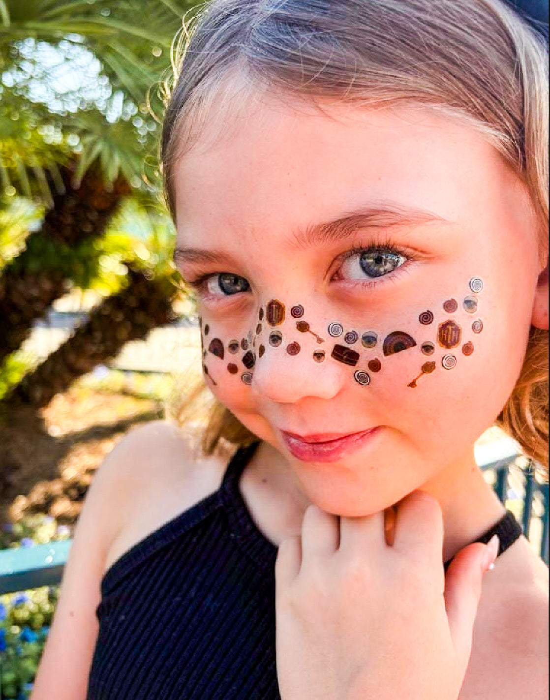 Glow in the Dark Hollywood Tower Freckle Tattoos