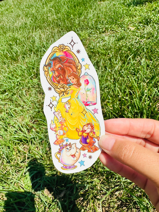 Be Our Guest Summer Fun Half Sleeve tattoo