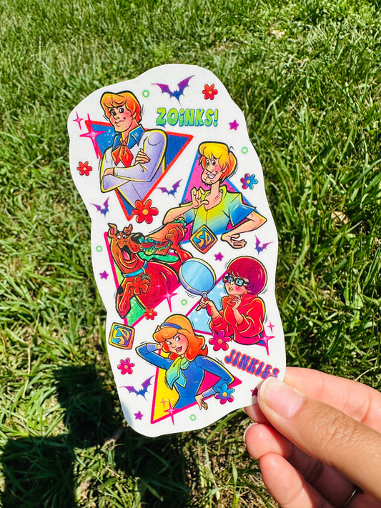 Mystery Machine Summer Fun Half Sleeve tattoo