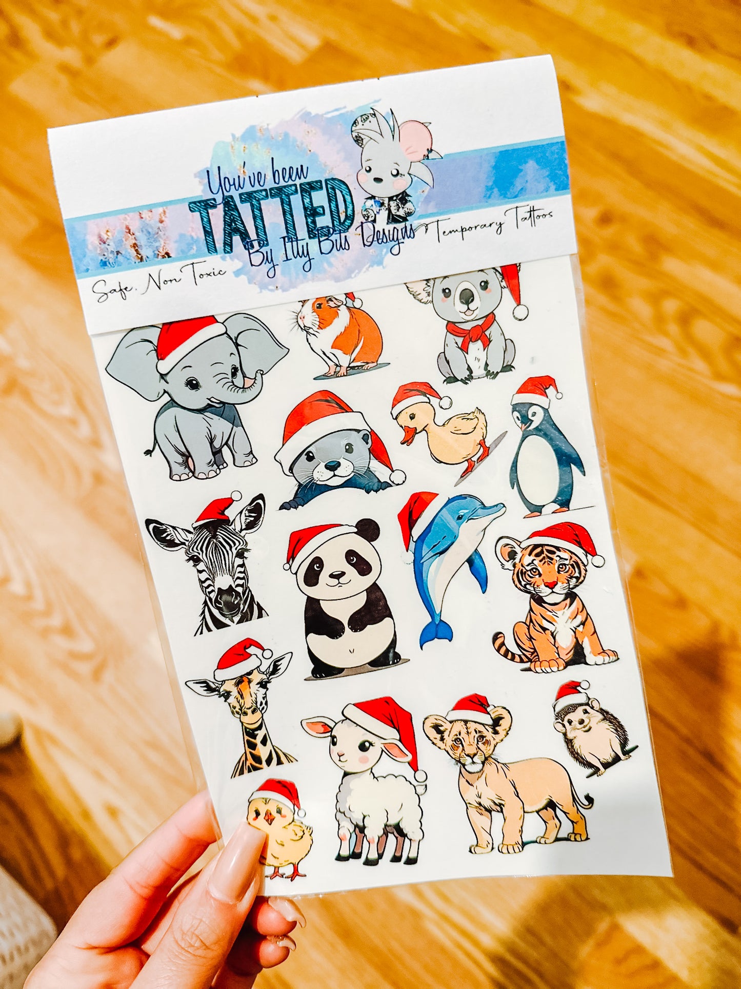 Christmas Animals Tattoo Pack