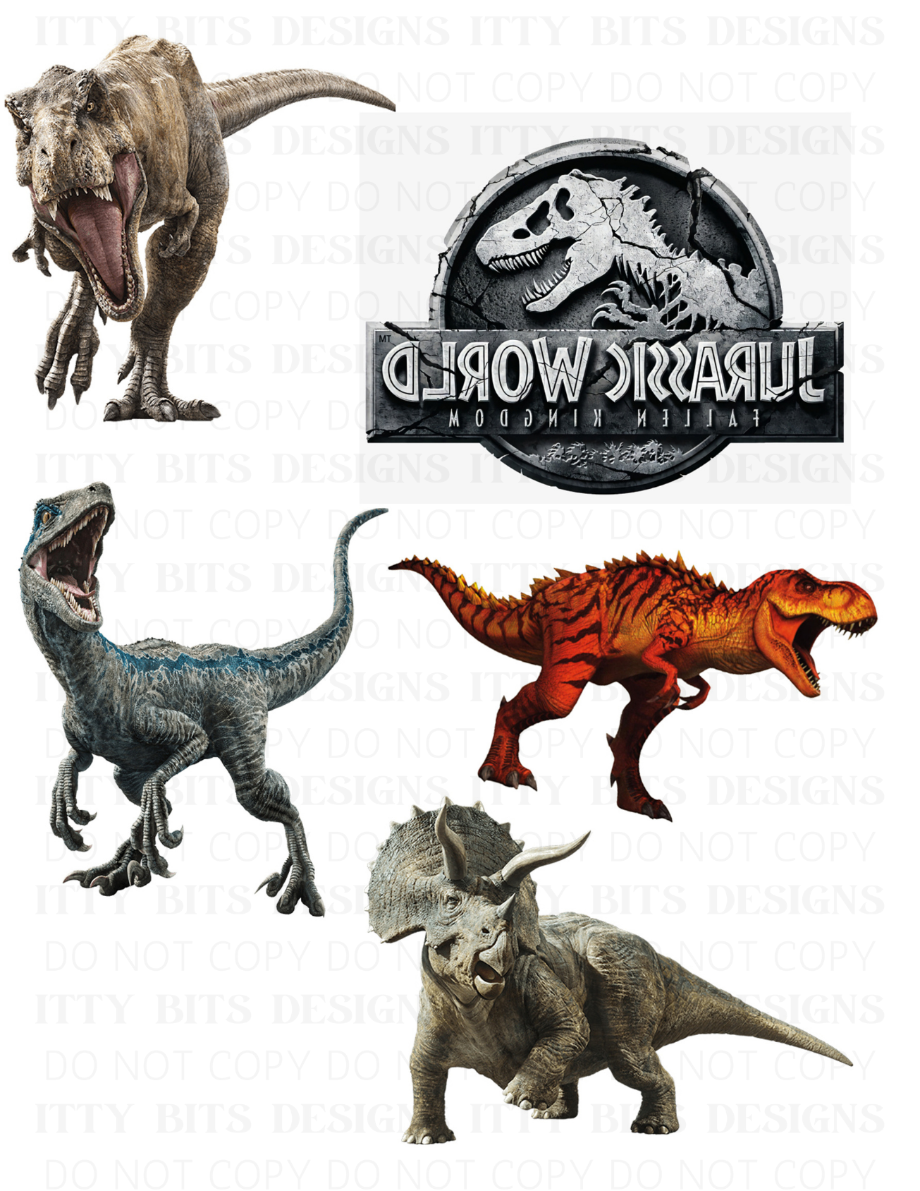 Themed 5 Piece Tattoo Set