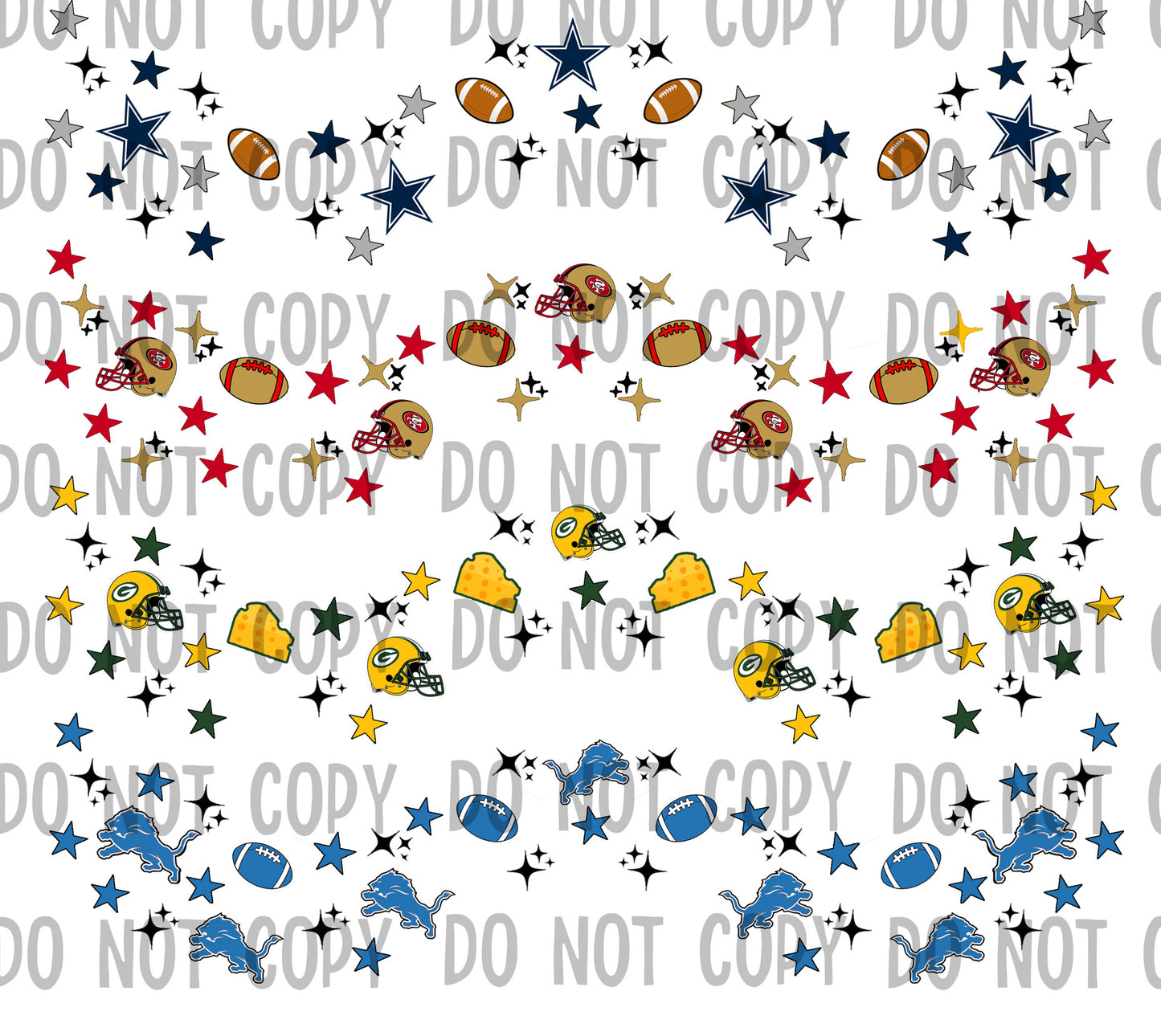 Football Game Day Freckle Temporary Tattoos