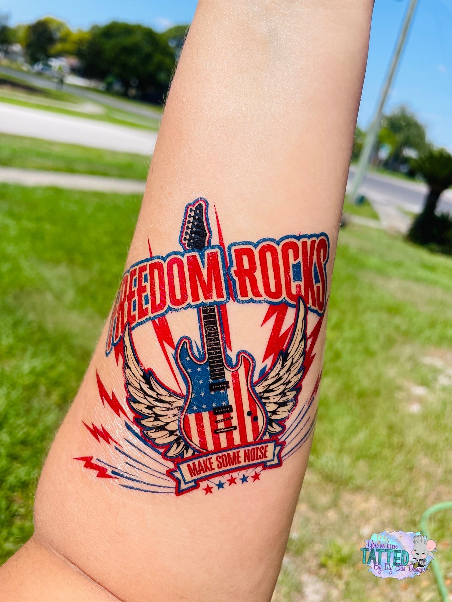 Freedom Rocks Temporary tattoo