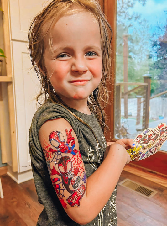 Spider Friends Half Sleeve tattoo