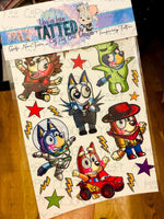 Magical Boys X Blue Pup Tattoo Set