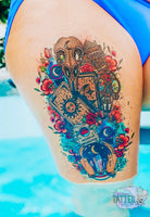 Mystical Vibes Half Sleeve tattoo
