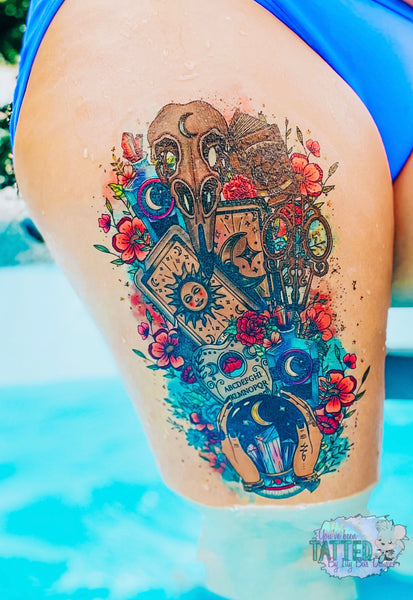 Mystical Vibes Half Sleeve tattoo