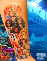 Mermaid Mix Half Sleeve tattoo