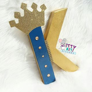Crown Add On for Birthday Letters or Numbers - Itty Bits Designs