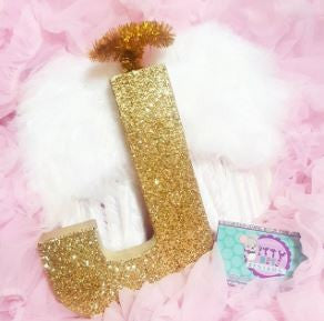 CUSTOM Themed Birthday letters - 8 inch letter decor - Itty Bits Designs