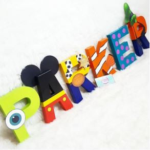 CUSTOM Themed Birthday letters - 8 inch letter decor - Itty Bits Designs