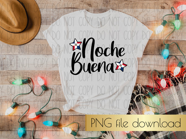Noche Buena DR Stars Digital file