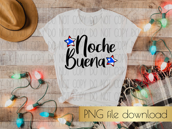 Noche Buena PR Stars Digital file