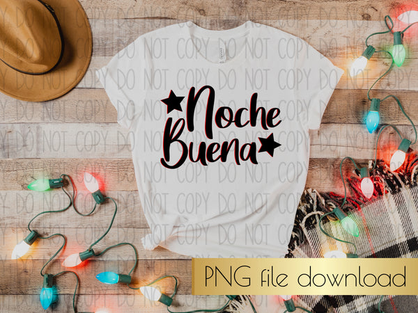 Noche Buena Black Digital file
