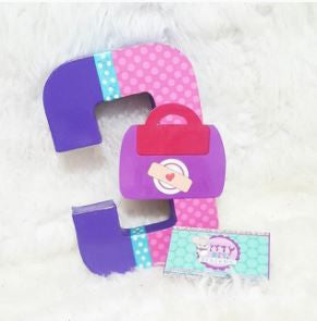 CUSTOM Themed Birthday number - 8 Inch number decor - Itty Bits Designs