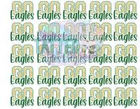 Custom GO TEAM temporary Tattoos - Sheet of 35 tattoos