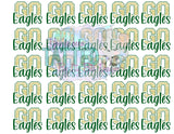 Custom GO TEAM temporary Tattoos - Sheet of 35 tattoos