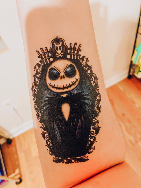 Dark Skeleton Half Sleeve tattoo