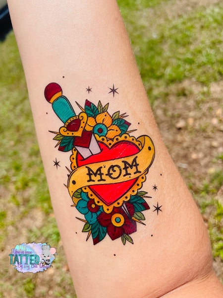Mom Love by PixelCass Designs tattoo
