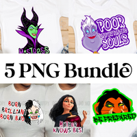 5 PNG File Bundle