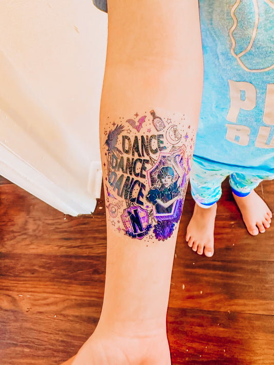 Dance Dance Dance Half Sleeve tattoo