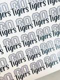 Custom GO TEAM temporary Tattoos - Sheet of 35 tattoos