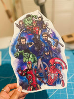 Superhero HALF Sleeve tattoo
