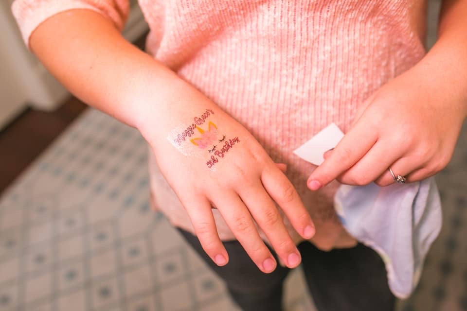 Custom Temporary Tattoos - 24 Tattoos - Itty Bits Designs