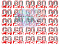 Custom GO TEAM temporary Tattoos - Sheet of 35 tattoos