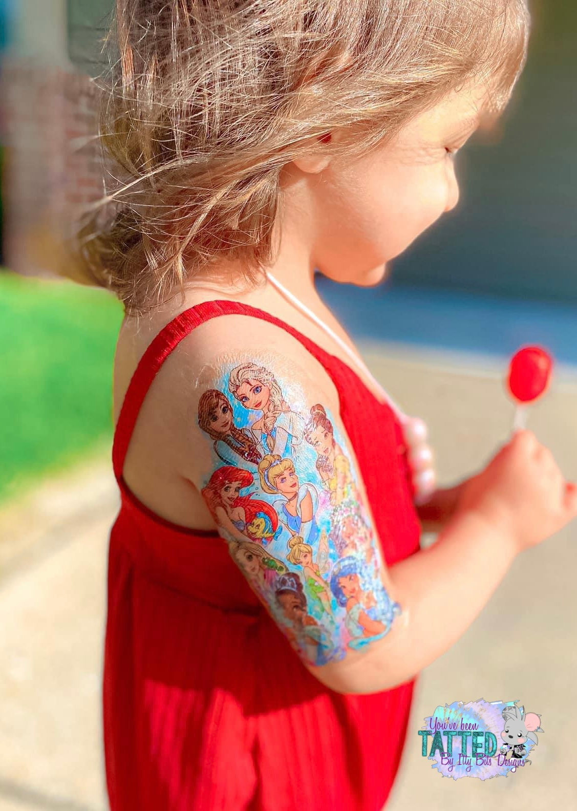 Princess HALF Sleeve tattoo