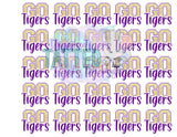 Custom GO TEAM temporary Tattoos - Sheet of 35 tattoos