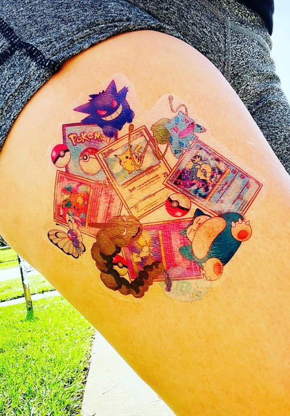Gotta Catch Um All HALF Sleeve tattoo