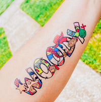 Custom Theme Name Tattoo