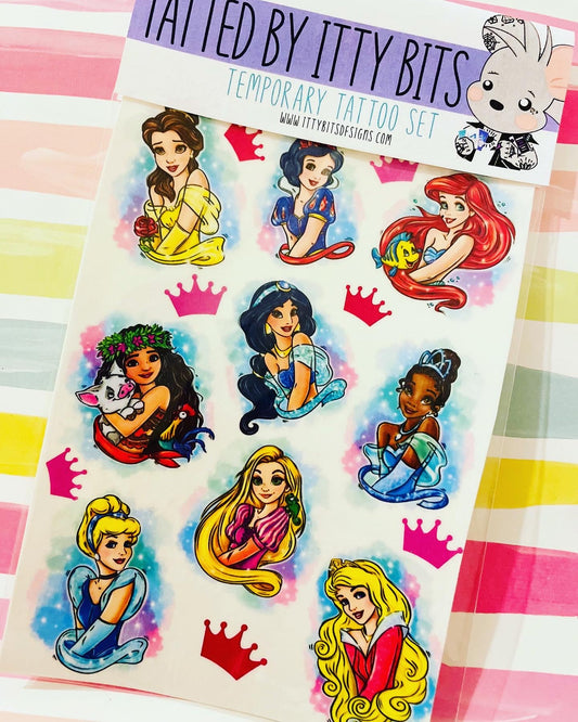 Magical Princess Tatted Tattoo Set