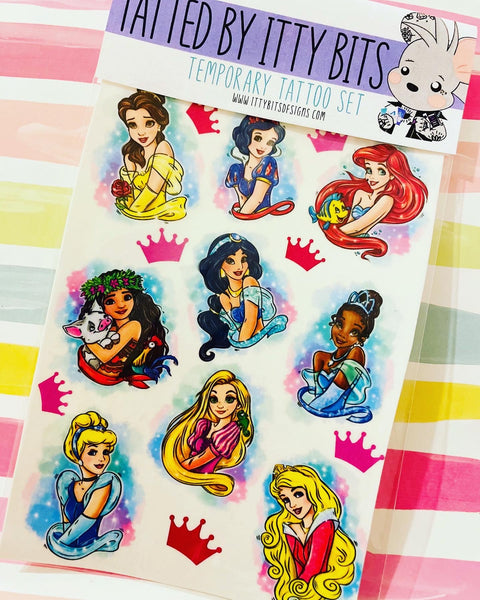 Magical Princess Tatted Tattoo Set