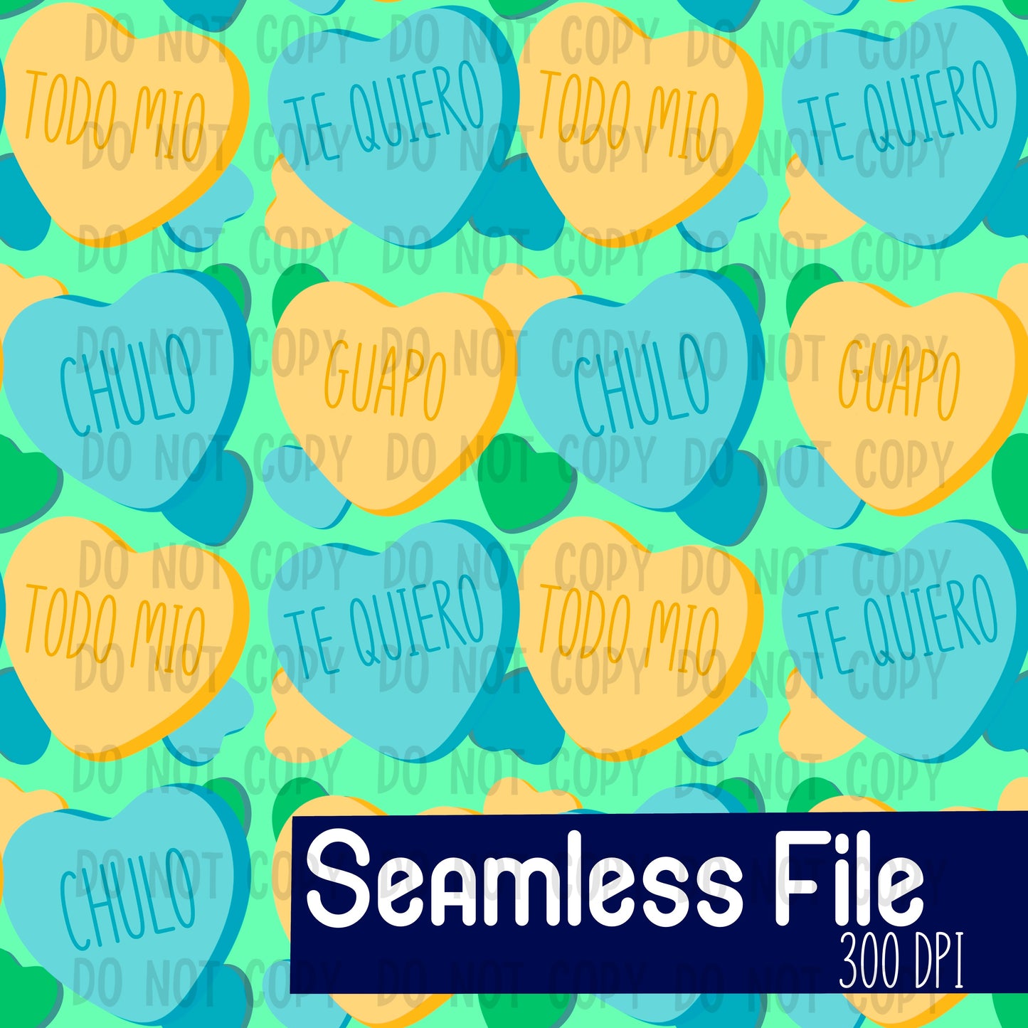Chulo Hearts Seamless File