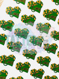 Custom Cheer Megaphone Tattoos - Sheet of 35 Tattoos
