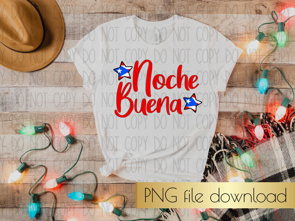 Noche Buena PR Digital file - Red