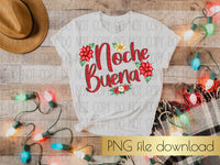 Noche Buena Florals Digital file